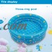Outtop Inflatable Kiddie Pool, Ball Pool, Family Kids Water Play Fun In Summer   